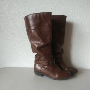 Payton women's size 7.5W  brown knee high boots